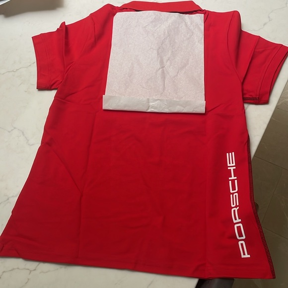 Porsche Motorsport Women’s polo, size M, Red - Picture 11 of 12